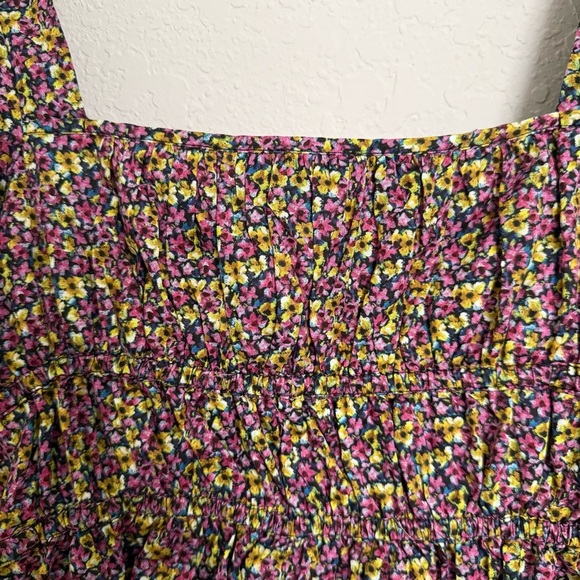 J.Crew x Liberty Fabric Cinched Waist Organic Cotton Top Size 6 Busy Izzy Print - Picture 7 of 10